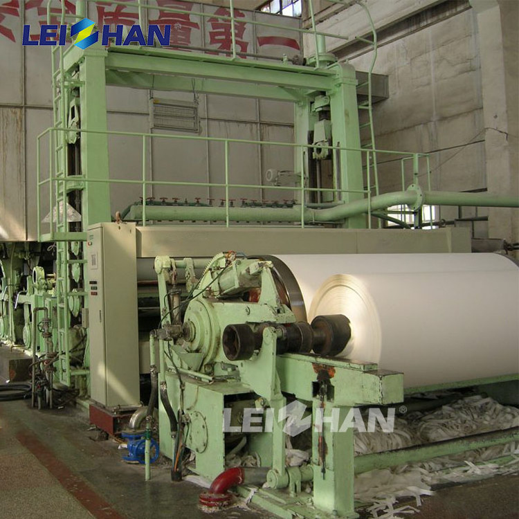 Napkin Factory Paper Making Machine Equipment Toilet Paper Machine Making Jumbo Tissue Roll From Waste Paper