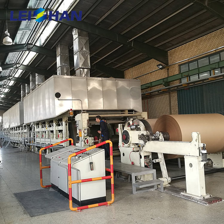 Corrugated Carton Box Base Paper Roll Making Machine/Cardboard Recycling Machine