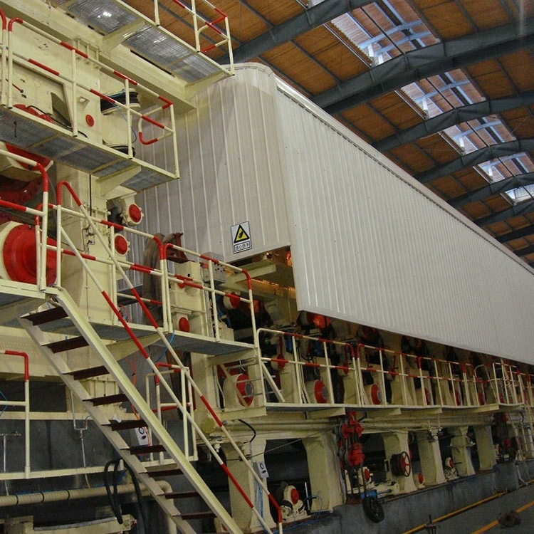 Leizhan 100t/d Cardboard Paper Making Machine, Equipment for Waste Recycling Paper