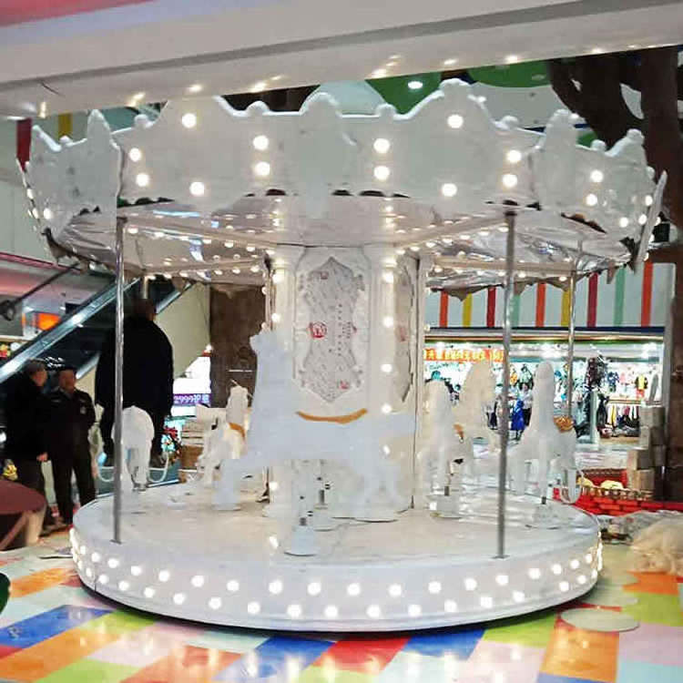 2022 new mechanical professional amusement park products playground carousel merry go round horse for sale