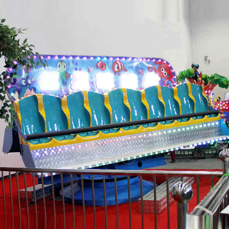 Portable amusement park rides equipment children amusement park backyard amusement rides crazy wave rides for sale