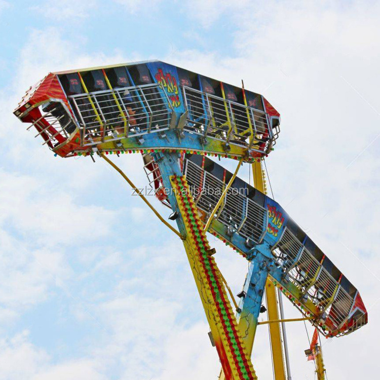 thrill rides amusement park pendulum kamikaze amusement rides