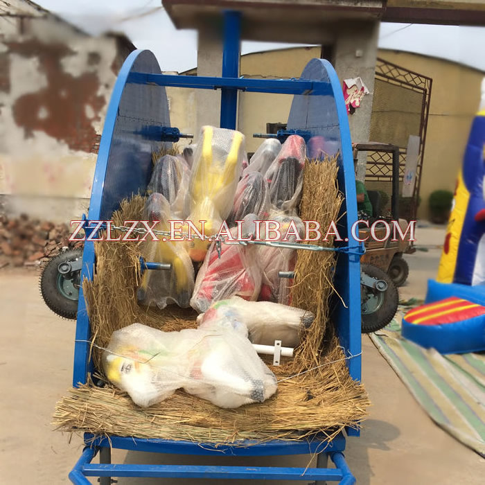 electric machine Amusement park rides manufacturer fiberglass fairground equipment chinese carousel horse for sale