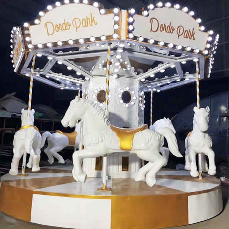 2022 new mechanical professional amusement park products playground carousel merry go round horse for sale