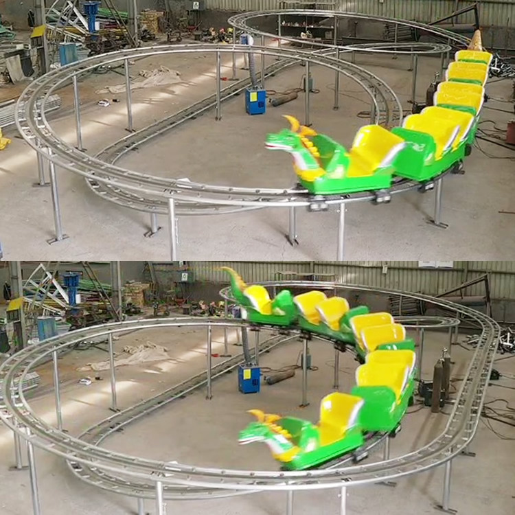 Newest children amusement parks rides electric rides amusement park roller roller coaster life size ride on dinosaurs