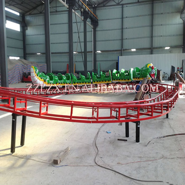 2019 hot amusement ride Kids cheap worm slide small train mini  roller coaster for sale