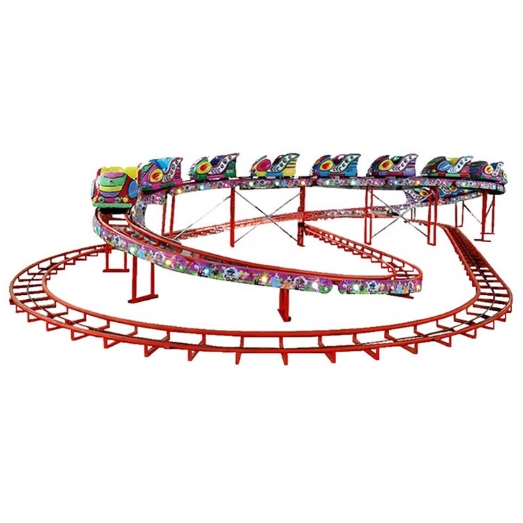 popular children's business unique interesting competitive park rides equipment roller coaster life size ride on dinosaurs