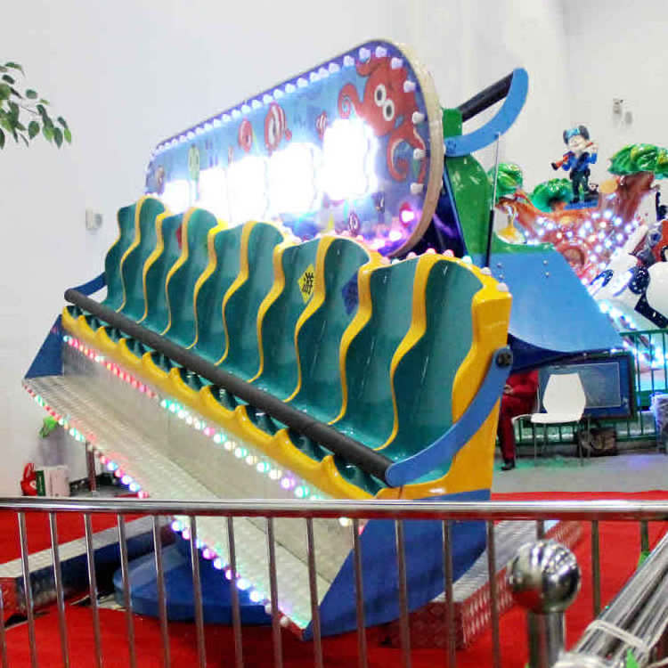 Portable amusement park rides equipment children amusement park backyard amusement rides crazy wave rides for sale