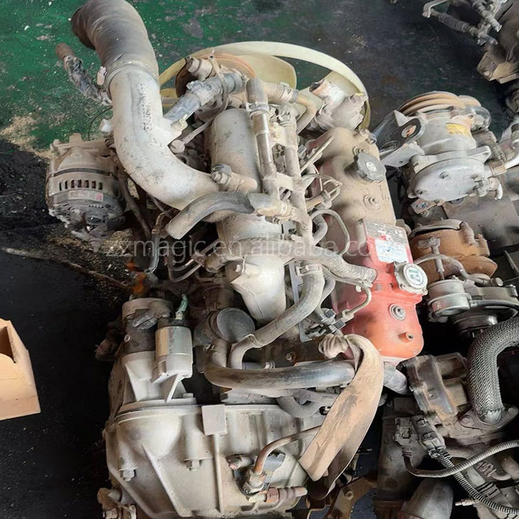 Used Isuzu 4JB1 Engine 4 Cylinder Assembly Machinery Diesel Engines for Pickup