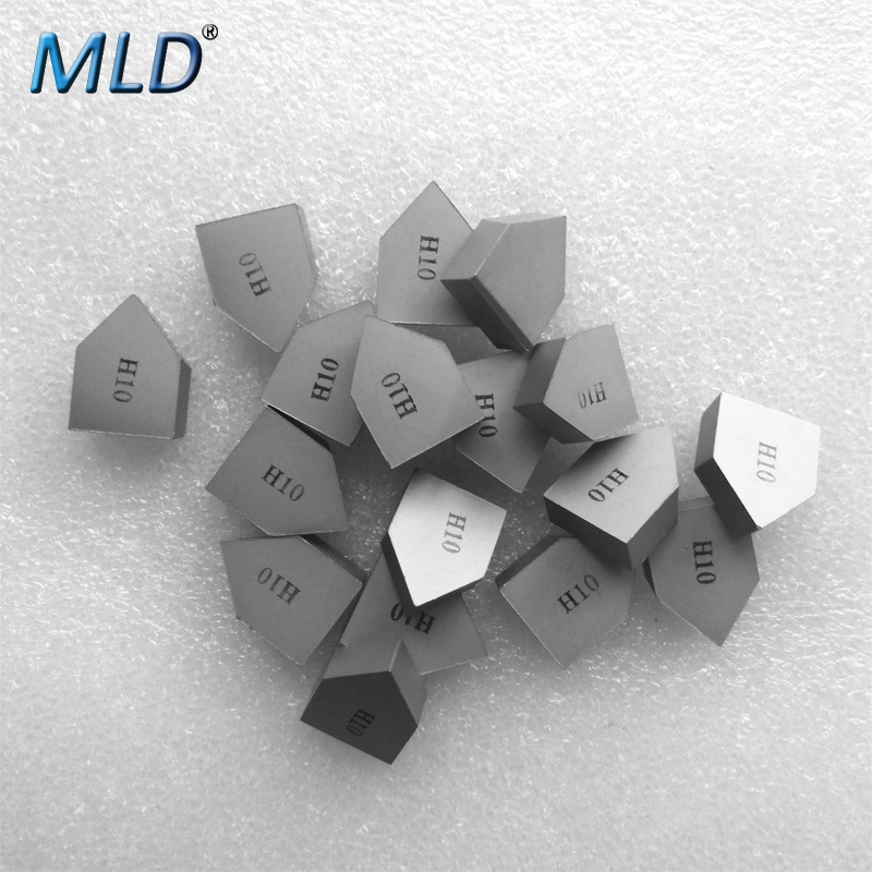 H10 P30 Tungsten Carbide Brazed Cutting Tips Lathe Cutting Tool Parts