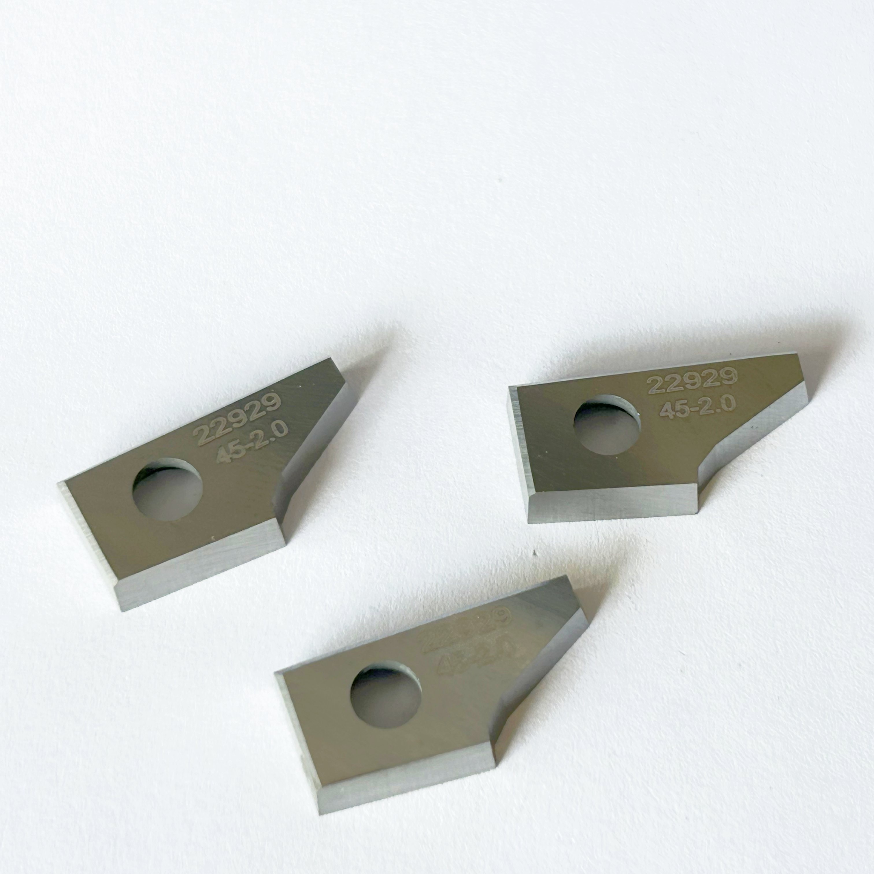 Cemented Tungsten Carbide Solid Valve Seat 45 degree 3 Angle Cutter Universal Reamer One-time Forming Blade