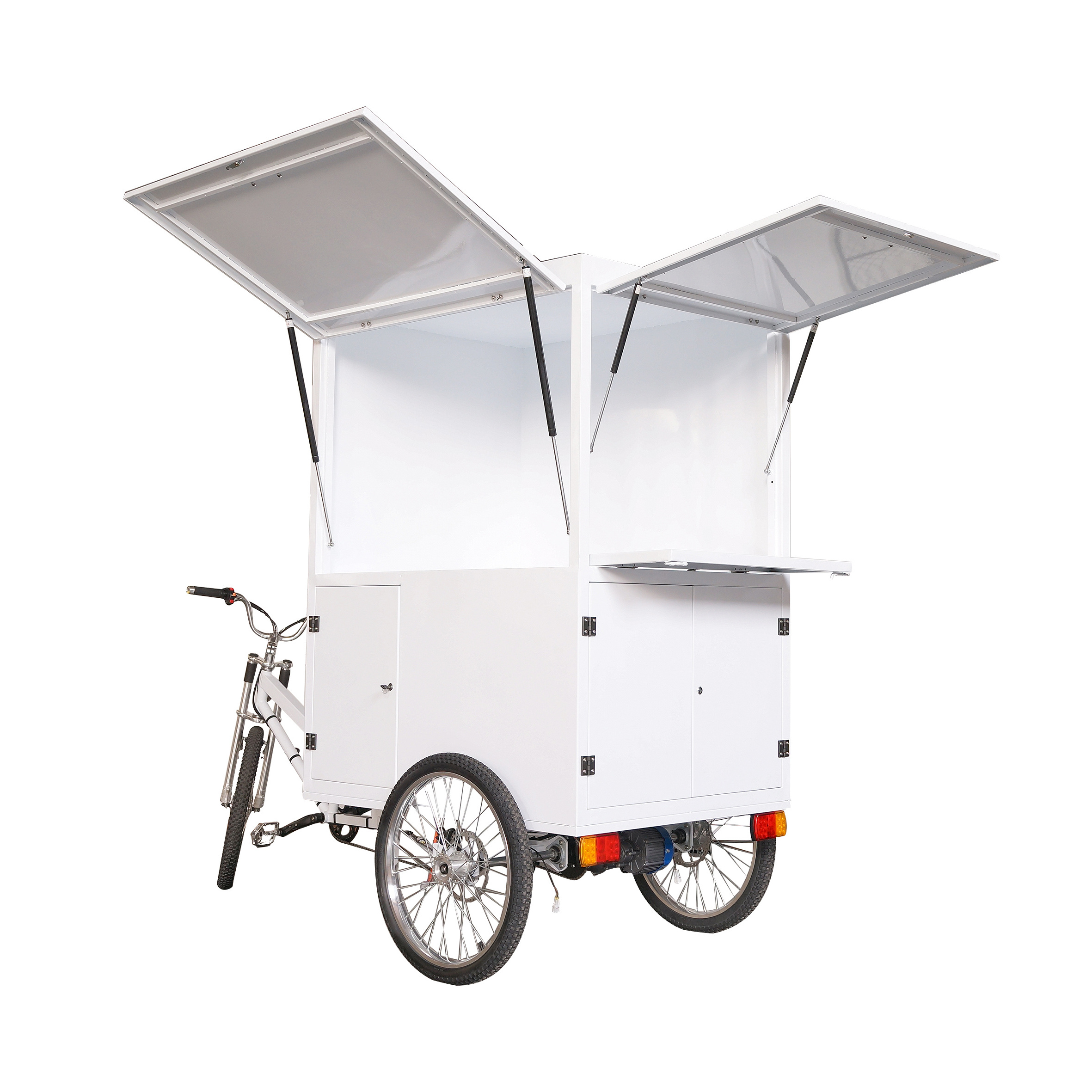 Stree Food Hot Dog Vending Three Wheel Electric Coffee Cart Bike for Sale