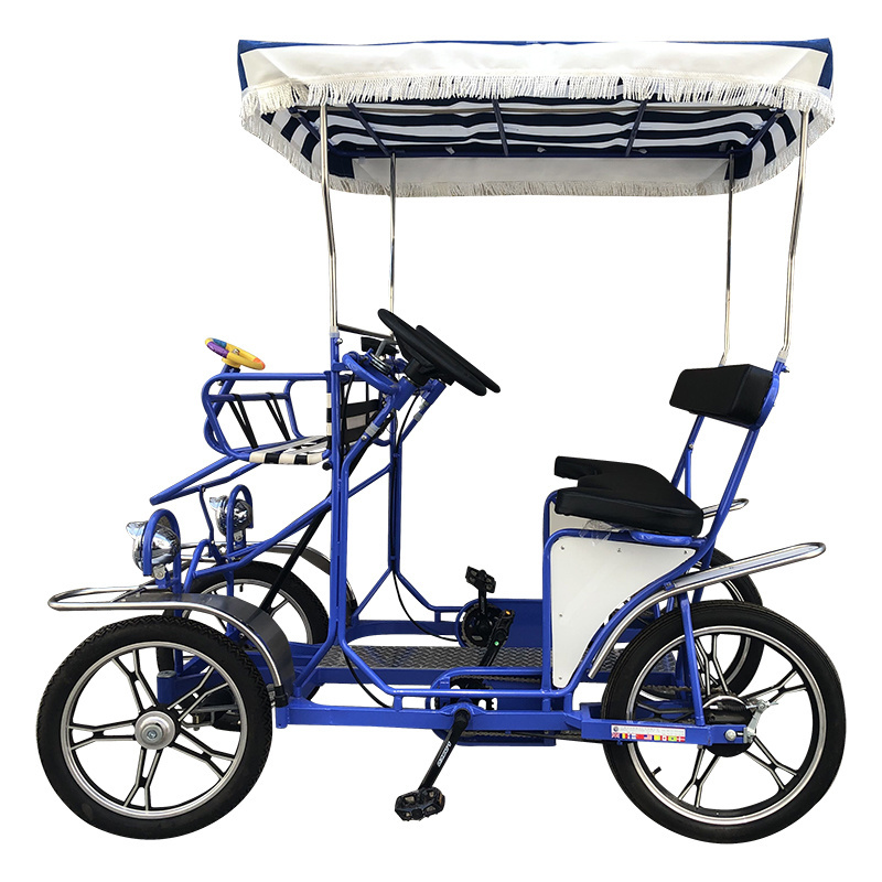 Wholesale Outdoor Recreation 4 Wheel Bicycle for Two Person Quad Bike