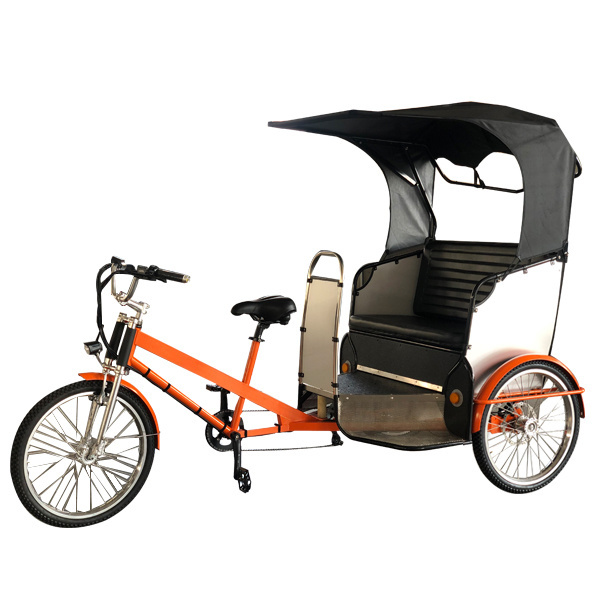 Top Selling Factory Price City Taxi 2-seat Passenger Pedicab Electric Rickshaw