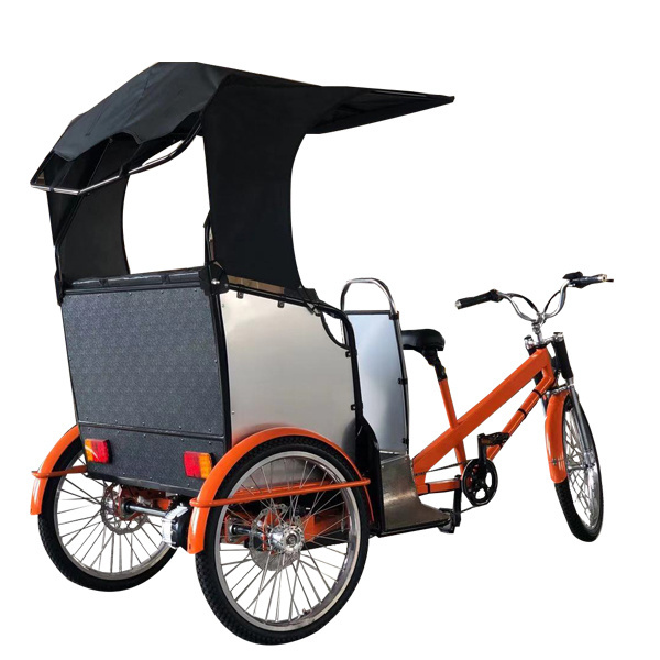 Top Selling Factory Price City Taxi 2-seat Passenger Pedicab Electric Rickshaw