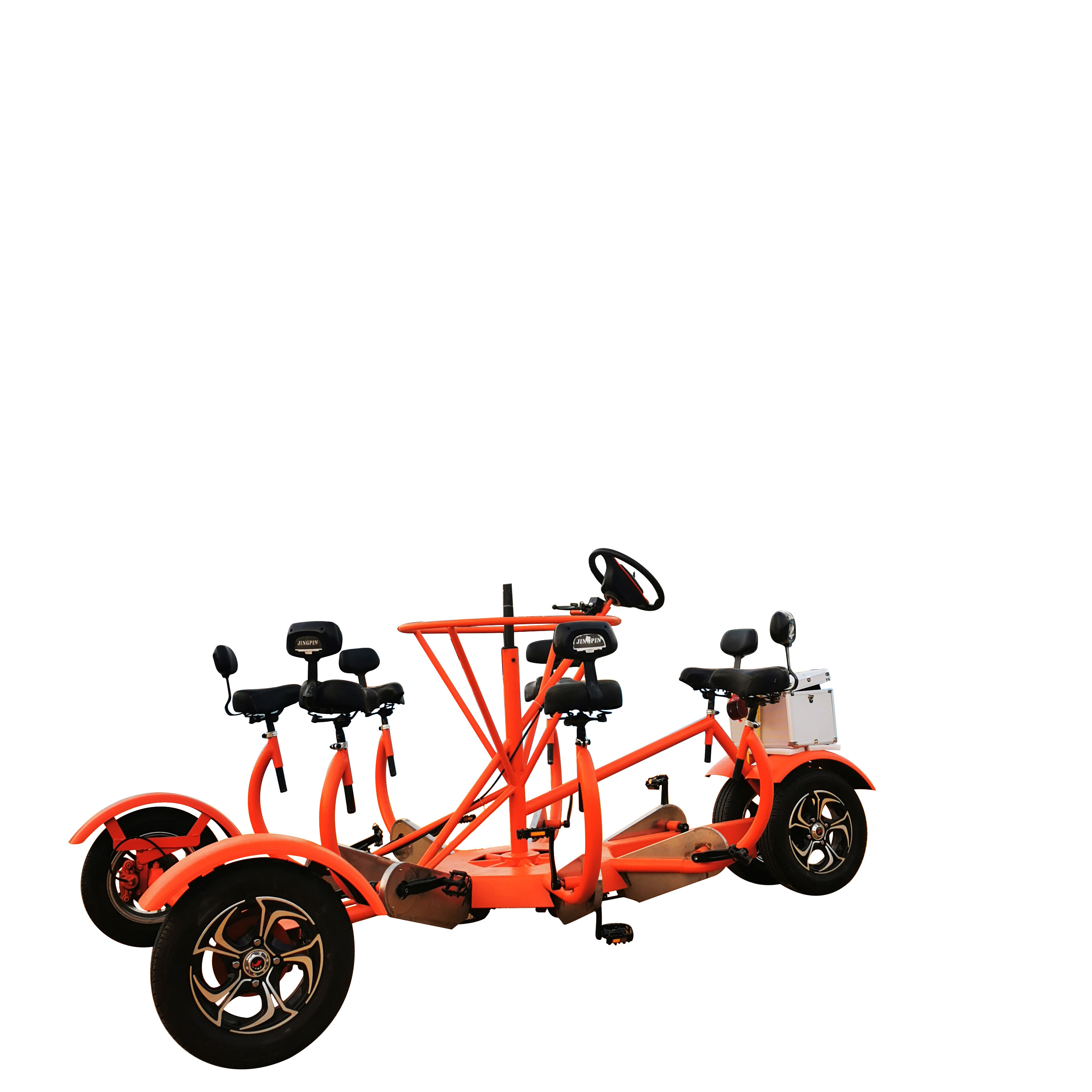 Mobility Business Renting 7 Seaters Conference Bike Multi-person Party Bike Pedal Pub Quadricycle