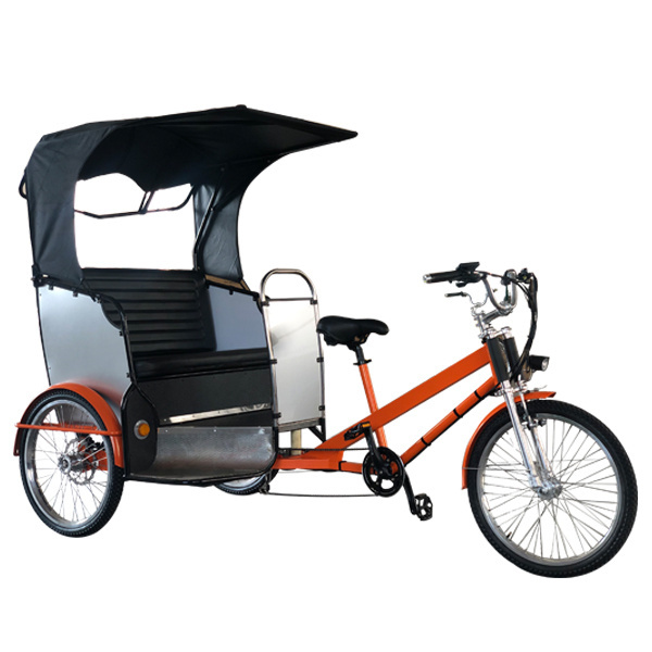 Top Selling Factory Price City Taxi 2-seat Passenger Pedicab Electric Rickshaw