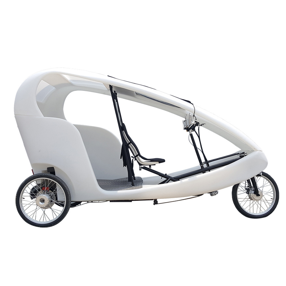 Free Tariff Uncoventional Bike Three Wheel Passenger Electric Rickshaw Tricycle