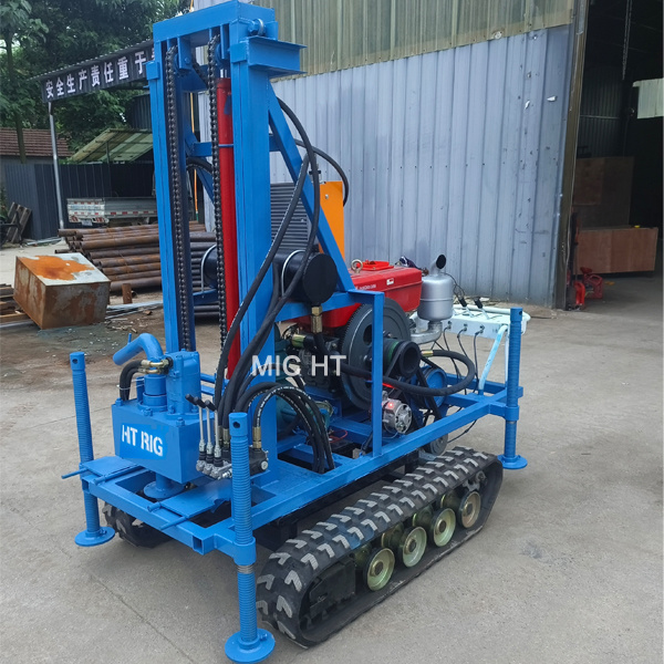 Diesel Hydraulic Borehole Water Well Drilling Rig China Supplier Mini Price /Small Portable Water Well Drilling Machine For Sale