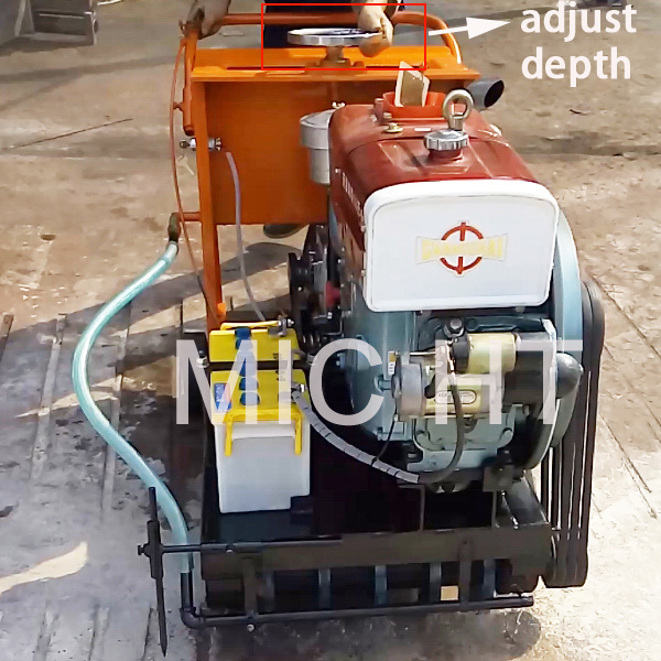 Road Surface Concrete Groove Grooving Cutting Making Machine