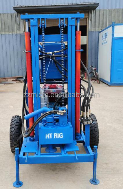 Portable Diesel Engine Borehole Water Well Drilling Rig Machine Wholesale Water Borehole Drilling Rig