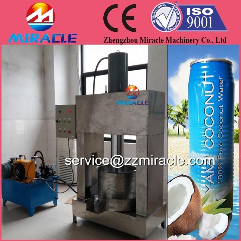 Hydraulic Type Coconut Processing Machinery about Coconut Water Extracting Machine