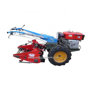 Tractor mounted Garlic Harvester/Double Row Potatoes Harvester with automatic discharging