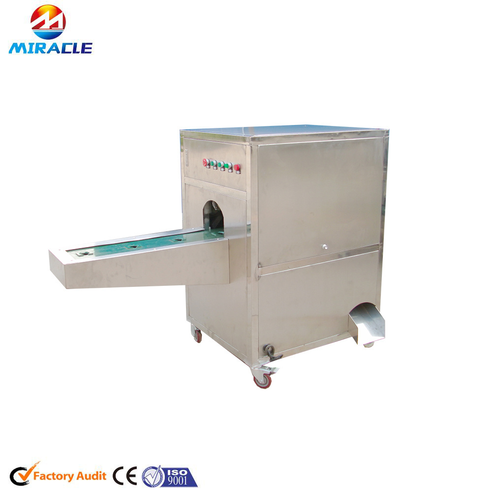 Industrial onion roots cutting machine named also onion tail cutter and remover