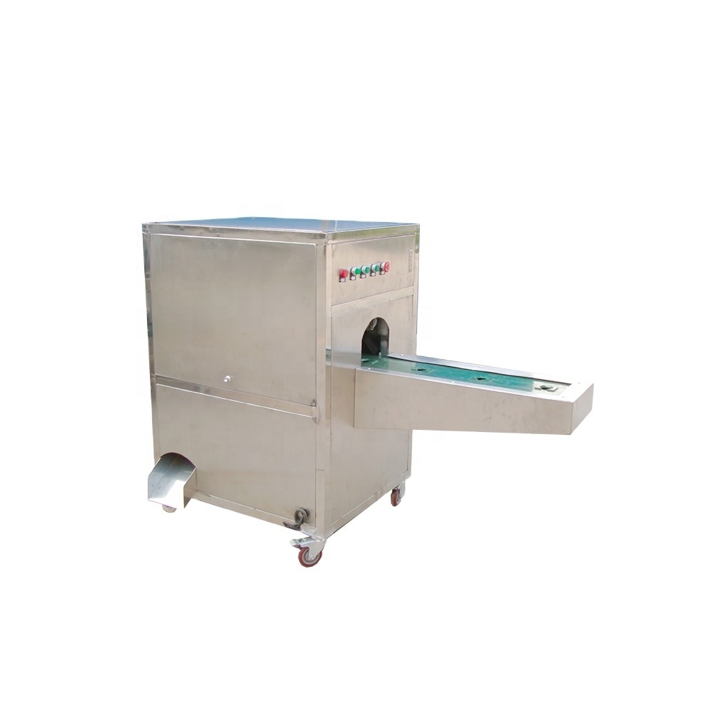 Industrial onion roots cutting machine named also onion tail cutter and remover