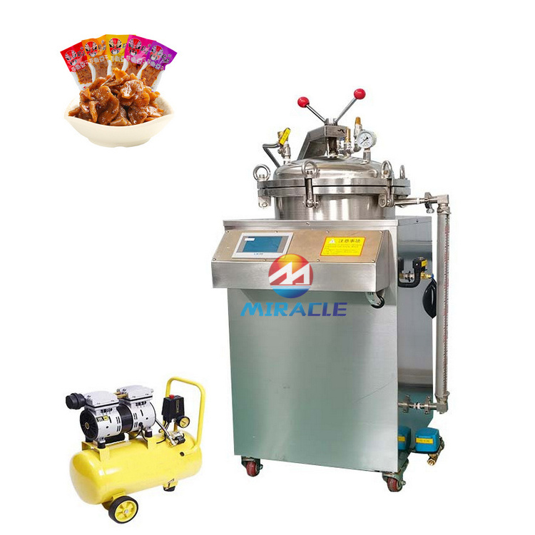 Small Scale Commercial Autoclave Sterilization Machine Electric Heating Food High Temperature Autoclave For Retort Pouch