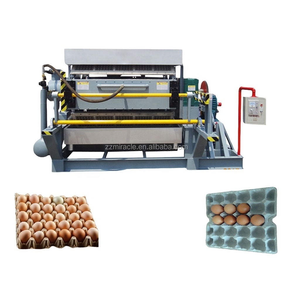 Hot sale durable molded paper pulp tray production line/egg tray molding machine/egg tray maker