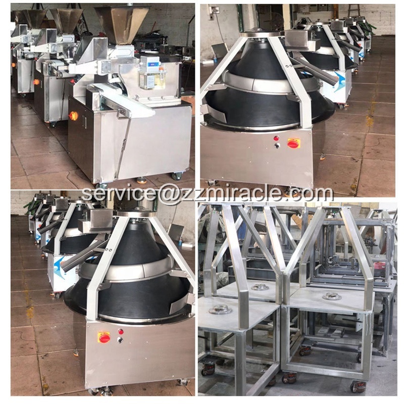 Full Automatic Small Dough Divider And Rounder Machine High Capacity Cookies Bread Dough Divider Machine