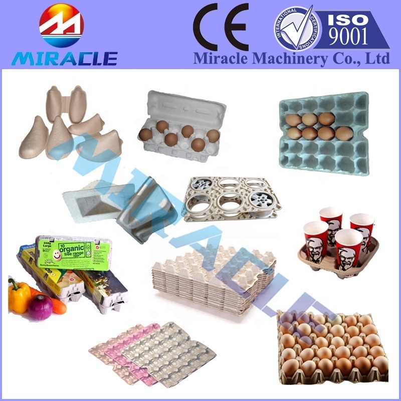 Hot sale durable molded paper pulp tray production line/egg tray molding machine/egg tray maker