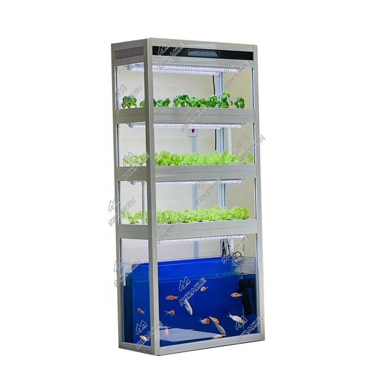 Automatic LED commercial grow lights vertical hydroponic growing systems Lettuce onion hydroponic growing system