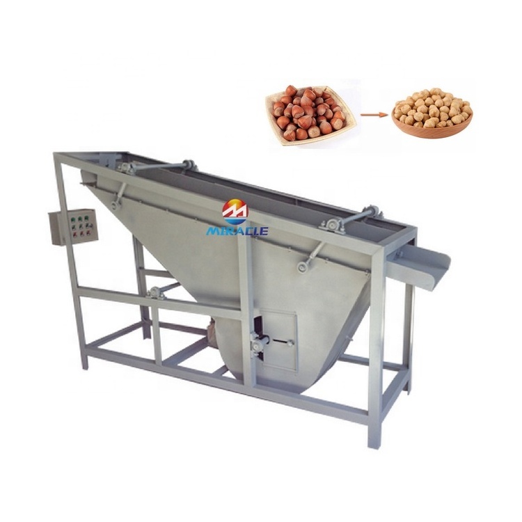 Professional Cashew Shelling Machine Stainless Steel Almond Cracker And Shell Separator Palm Kernel Shell Breaker