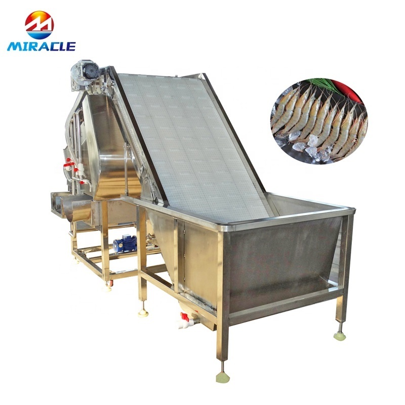 Peeler shrimp and shrimp shell process machine from seafood equipment