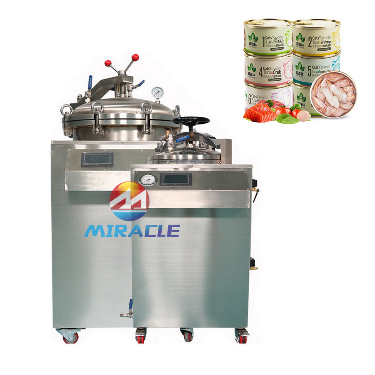 Small Scale Commercial Autoclave Sterilization Machine Electric Heating Food High Temperature Autoclave For Retort Pouch