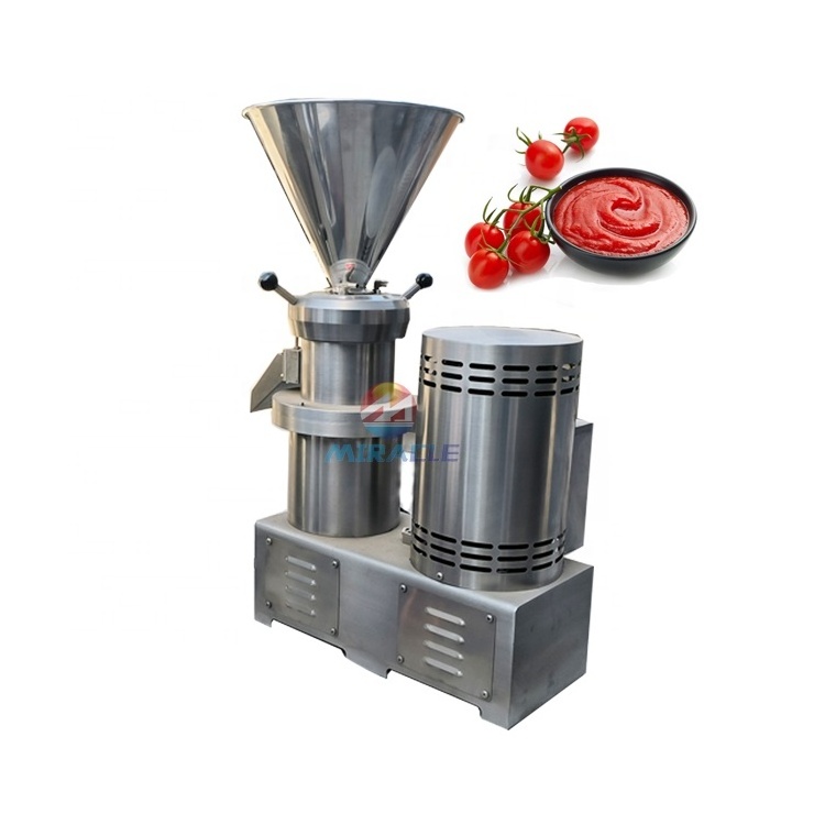 High Efficiency Tomato Sauce Processing Machine Colloid Mill Small Tomato Paste Machine