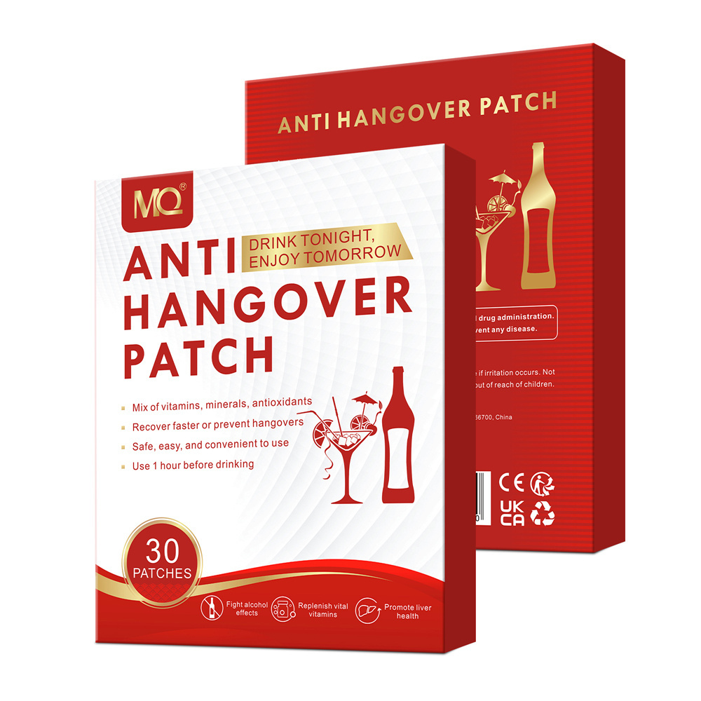 HOT!!! health care product wholesale anti hangover patch prevent headache vitamin b complex hangover patches