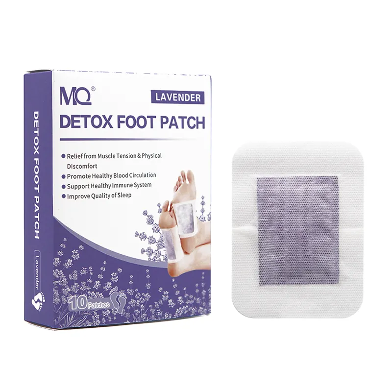 2023 High Quality MQ Detox Foot Patch Relax Fatigue Relief Foot Plaster Slim Detox Adhesive Foot Patch