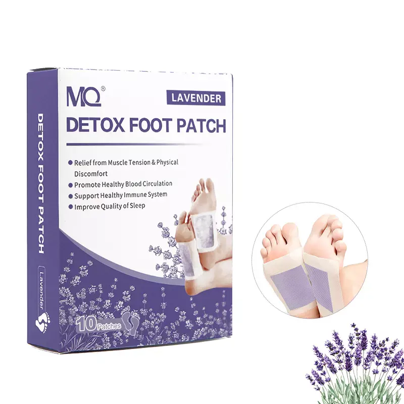 2023 High Quality MQ Detox Foot Patch Relax Fatigue Relief Foot Plaster Slim Detox Adhesive Foot Patch