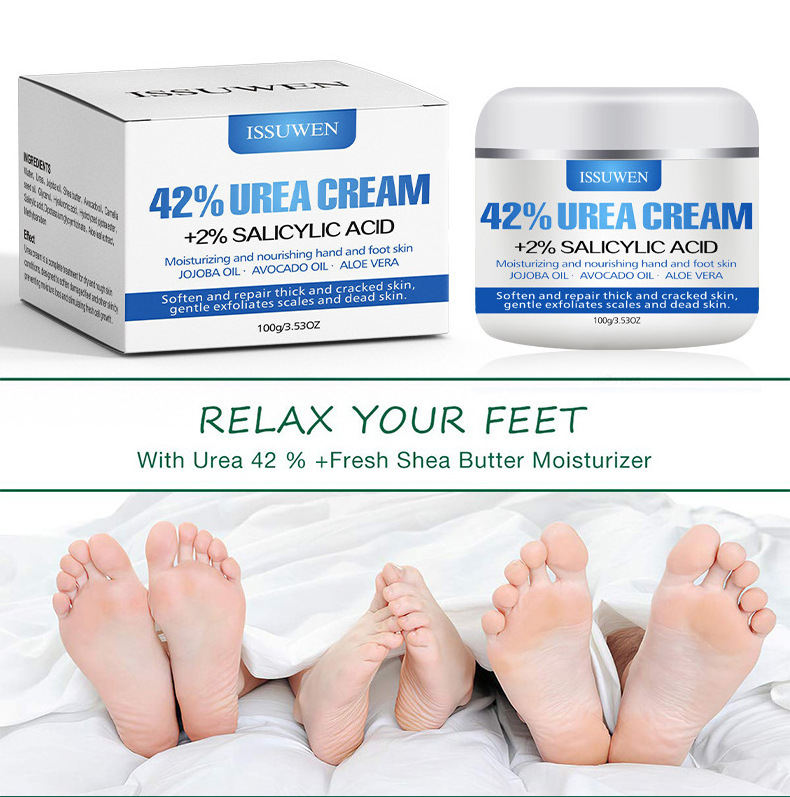 Salicylic acid moisturizing glycerin urea cream to remove dead skin from feet urea cream