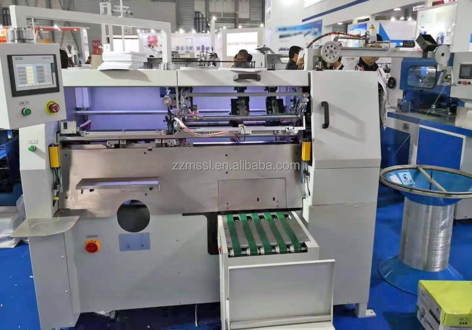 Automatic Single Coil Book Binder Wire Coil Hole Spiral Binding Machine Wire Binding Notebook Making Machine