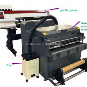 White Ink Direct To Film Printer Plastisol Offset Heat Transfer Inkjet Printing Machine Dtf Printer With Shaker And Dryer