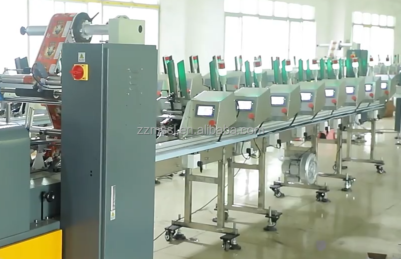 Card Pillow Packing Machine Card Plastic Paper Packing Machine Flow Wrapping Machine For Sorted Cards Collection