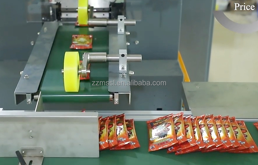 Gift Card Sorting Friction Feeder Packaging Machine Auto Pillow Packing Machine