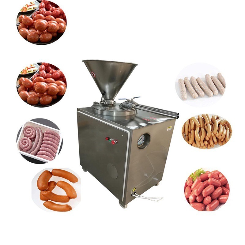 Hot Sale Horizontal Hydraulic Electric Sausage Stuffer For Food Factory