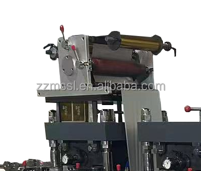 China Paper Label Hot Foil Stamp Flat Bed Die Cutting Converting Machine