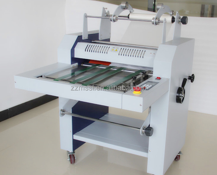 MT-490F Semi Automatic Bopp Precoated Film Laminating Machine Hot Cold Lamination Machine