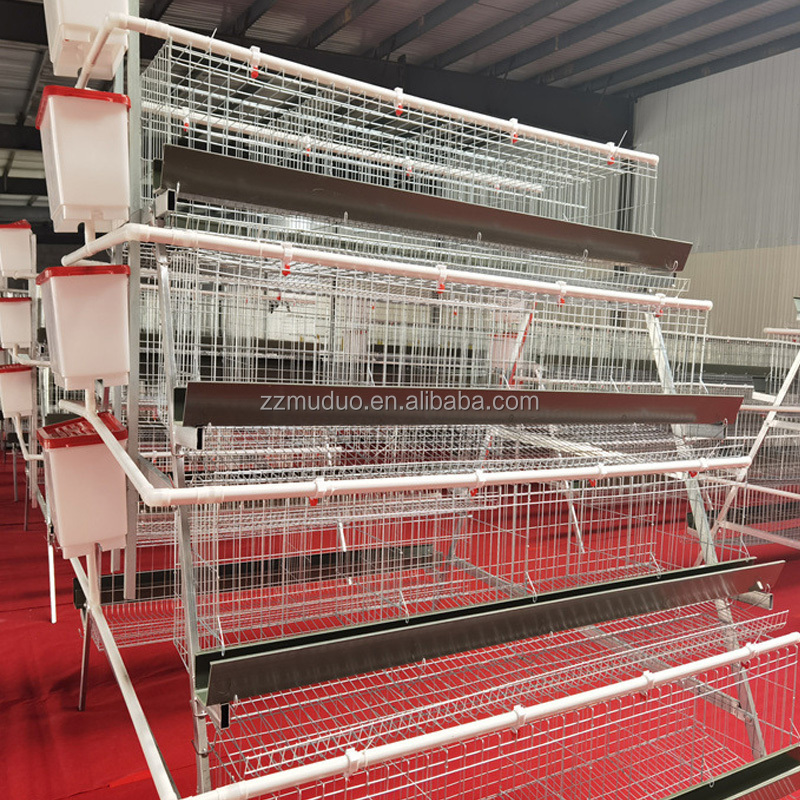 A Type 3 Tier 96 Chick Hen Breeding Cages Poultry Farm Layer Chicken Cage